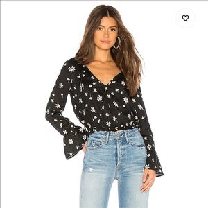 Amuse Society Flirty Eyes Woven Top